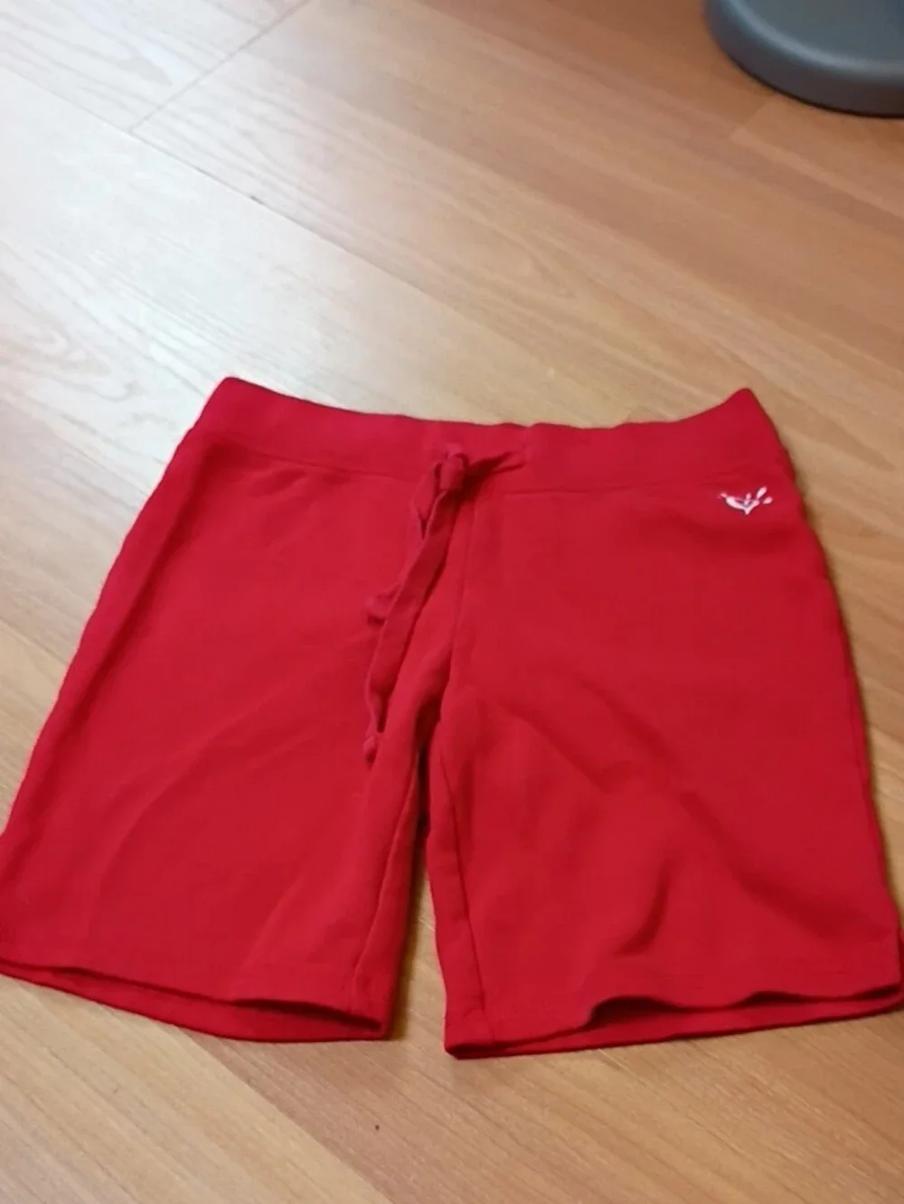 Justice Red Athletic Drawstring Shorts